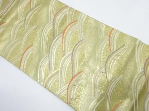 荒波模様織り出し　名古屋帯